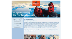 Desktop Screenshot of nordwestpassage.de